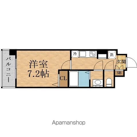 阪急京都線 上新庄駅 徒歩5分 12階建 築2年の間取り写真
