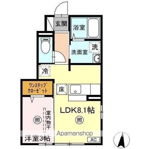 グリュックの間取り写真
