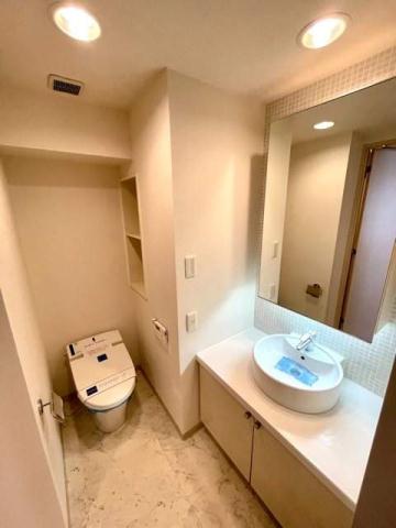 洗面設備　※別部屋の参考写真です。