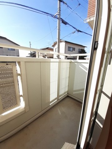 バルコニー　落ち着いた時間を過ごせるバルコニーです