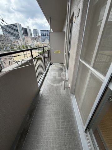 バルコニー　天王寺サンハイツ　バルコニー