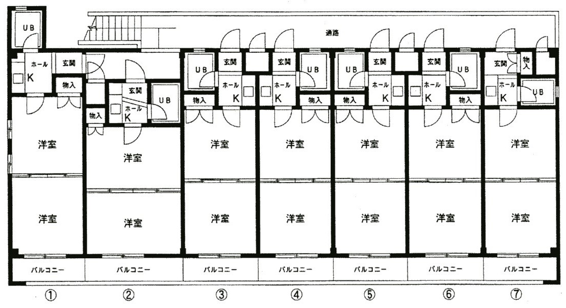 エトランゼ柱の間取り