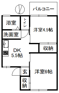 アーベイン榛原の間取り