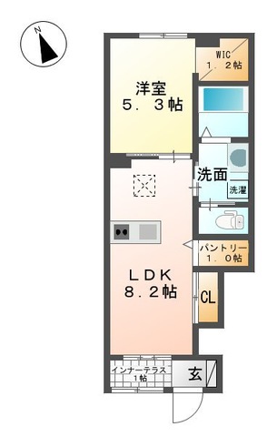 ファースト　ティアラの間取り