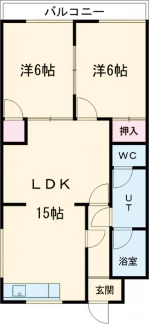 グランコート滝野の間取り