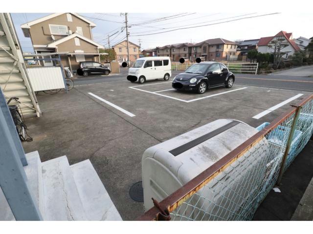 【サンコーポの駐車場】