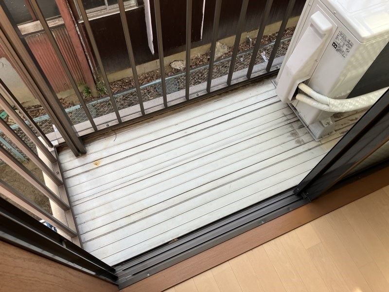 バルコニー　南に面したバルコニー