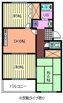 埼玉県さいたま市中央区新中里４（アパート）の賃貸物件の間取り