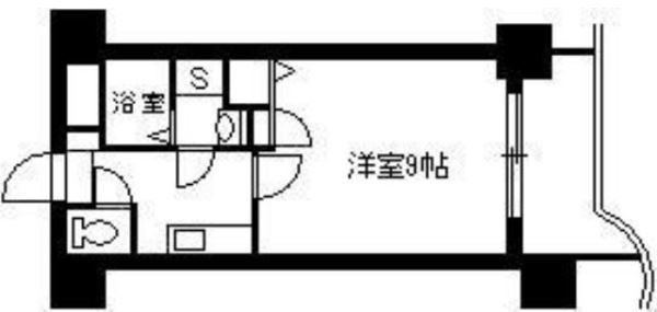 鹿児島市中央町のマンションの間取り