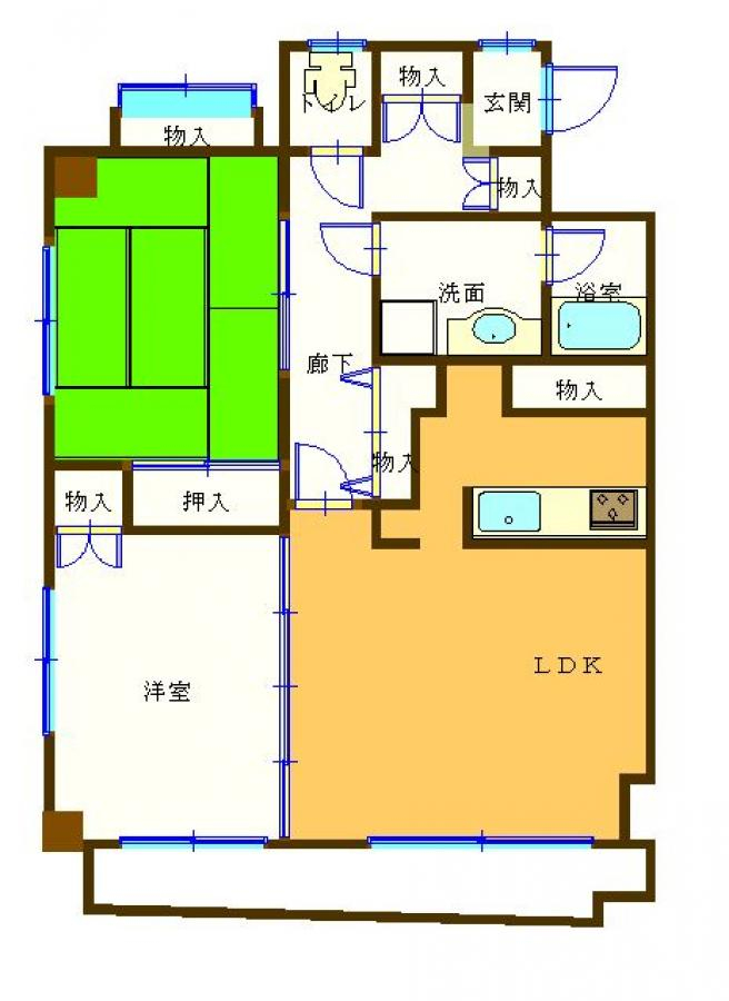 コーラルアイランド青島の間取り