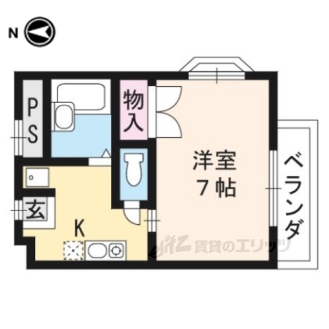 レイクヴィラ北山の間取り