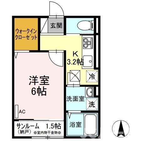 アクシス寺町の間取り