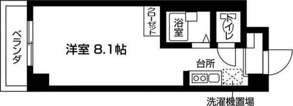 吹田市豊津町のマンションの間取り