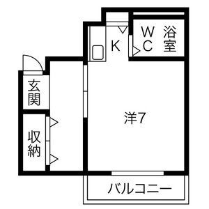 大阪市東淀川区大桐のマンションの間取り