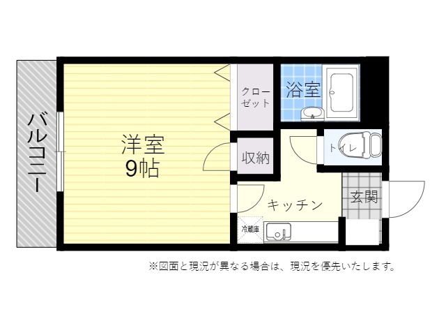 ハピネス吉富の間取り