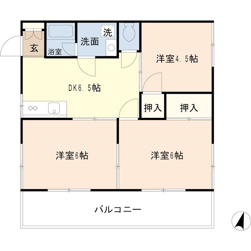 メゾン栄の間取り