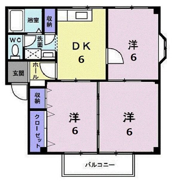 やすらぎハウス　Ｔ・Ｔの間取り