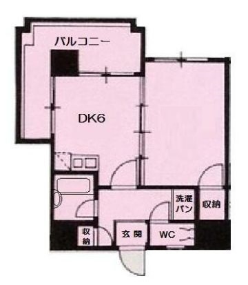 福山市南蔵王町のマンションの間取り