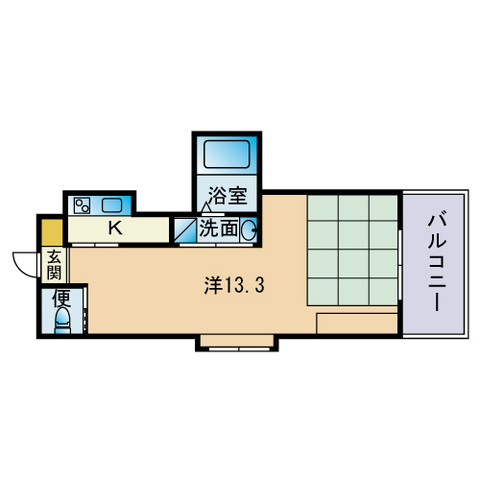 Ｇｒａｎｄ　Ｅ’ｔｅｒｎａ福岡天神橋の間取り