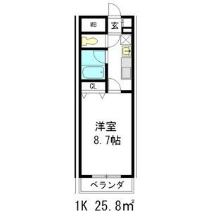 名古屋市守山区元郷のマンションの間取り