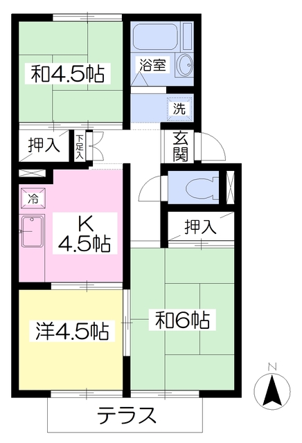 パークサイド前波良の間取り