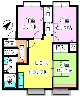 【プリマベーラ志免の間取り】