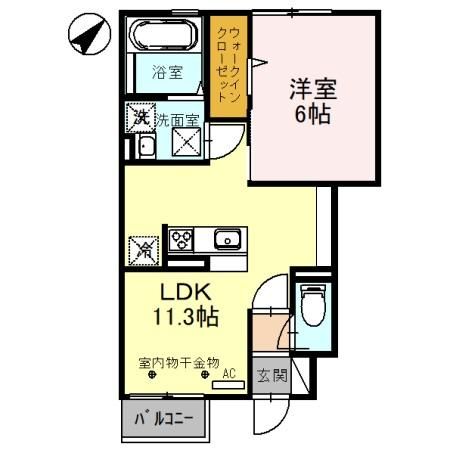 【D-roomグランデの間取り】