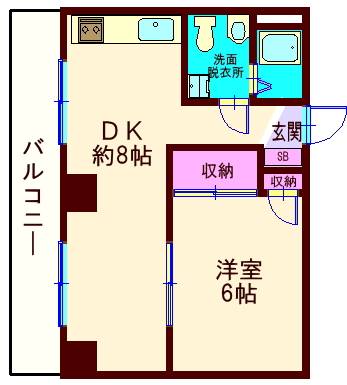 ニューハイム久が原の間取り