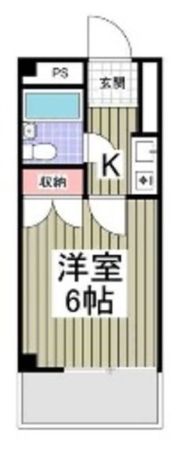 【川越市大字的場のマンションの間取り】