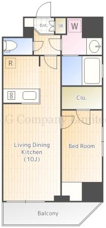 シーズンフラッツ住吉の間取り