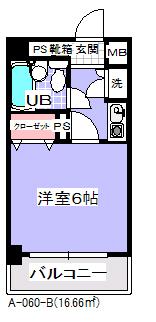 エスケーガーデン(A-060)の間取り