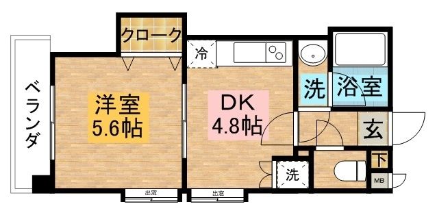 カーサ高橋の間取り