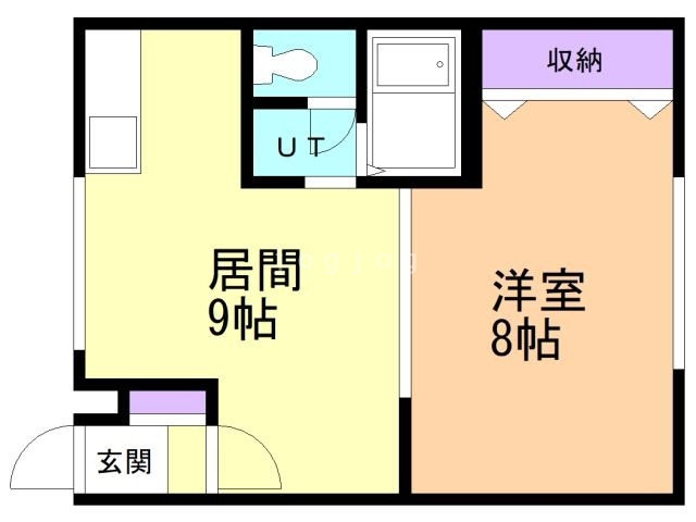 リバティ士別Ａの間取り