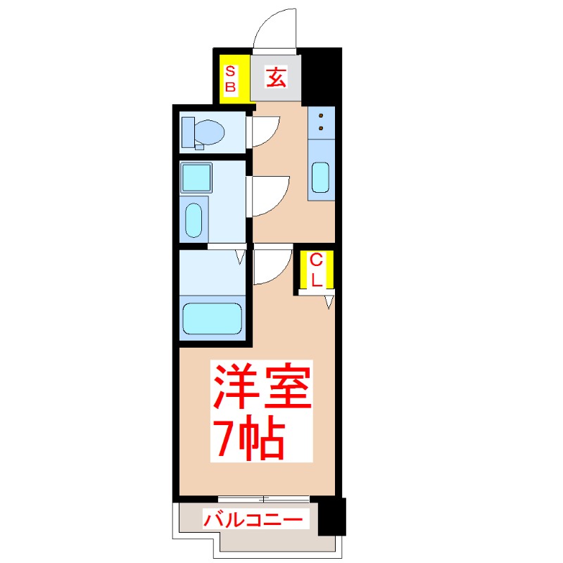 Ｓ－ＲＥＳＩＤＥＮＣＥ加治屋町ａｃｈｉｅｖｅの間取り