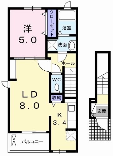 コンコード　Ａの間取り