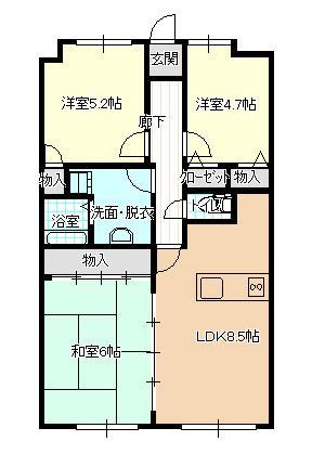 ＣＯＭＯＤＯ小郡の間取り