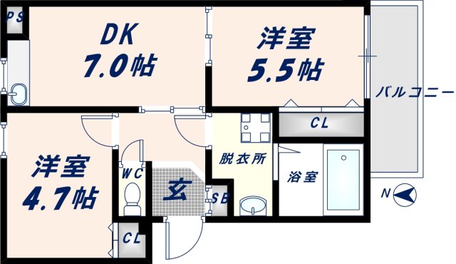 カトルセゾンの間取り