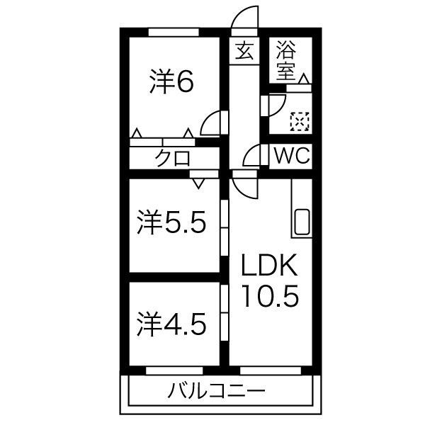 プロビデンス日比野の間取り