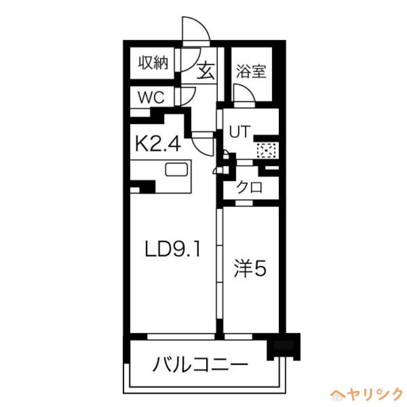 ローレルアイ名駅東の間取り