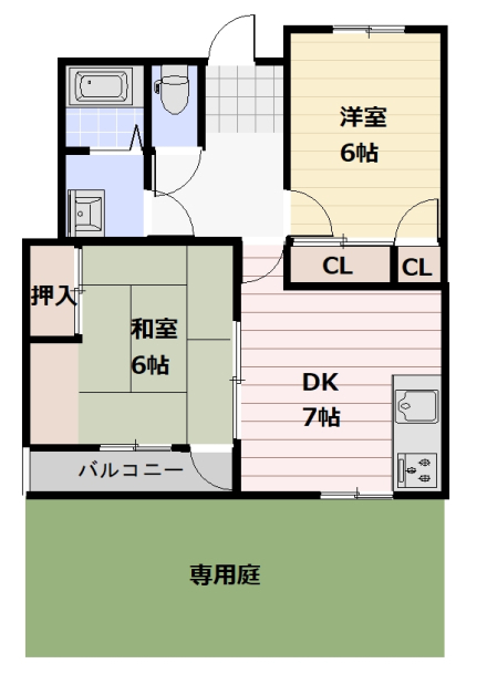 コーポ光岡の間取り