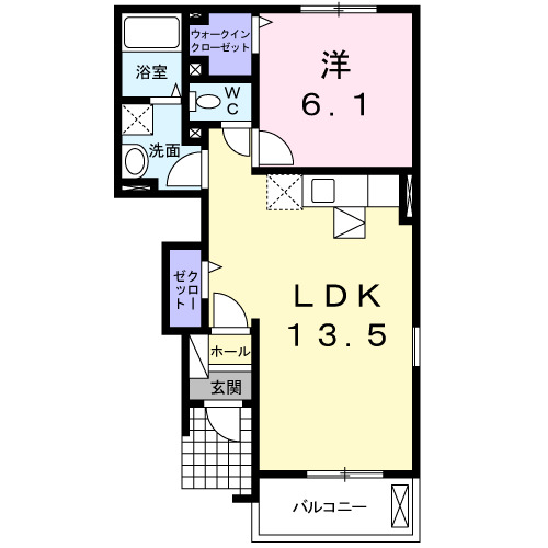 ルミエール　Iの間取り