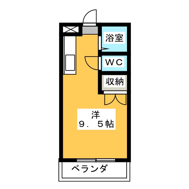 セゾンタカヤの間取り