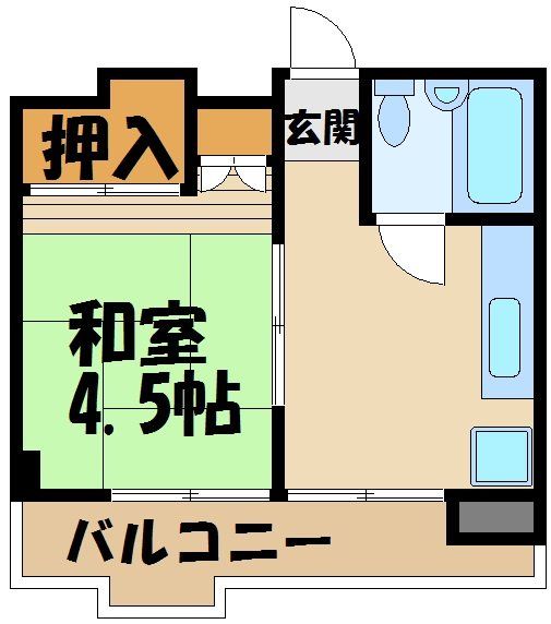 所沢市大字山口のマンションの間取り