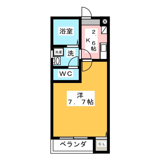 クレフラスト浮島Ｂ棟の間取り