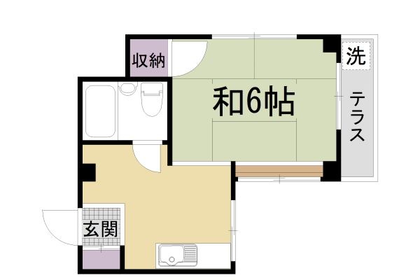 ふくながマンションの間取り