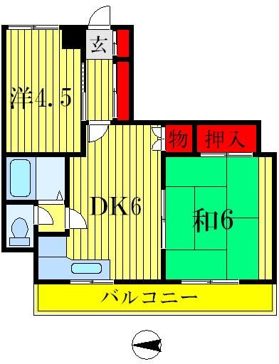 柴又第１ＳＴマンションの間取り