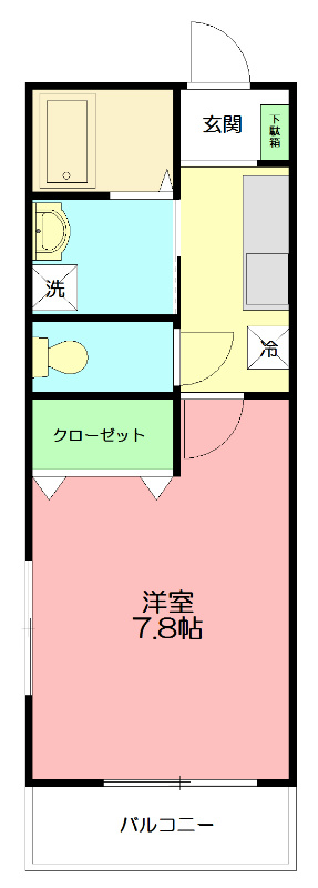 バイオレット倉田の間取り