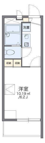 レオパレスフォーユー　本町の間取り