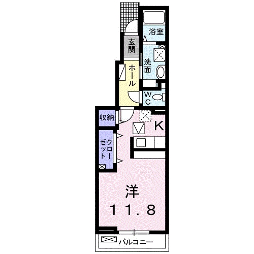 [家電付き] フリーデの間取り