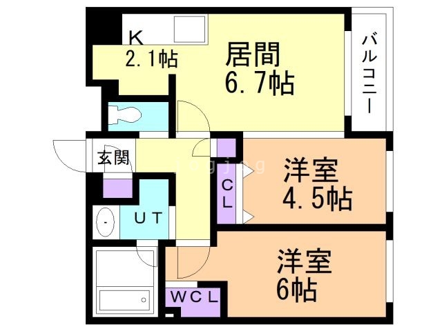 Ｌｉｖｅ　Ｃａｓａ白石の間取り